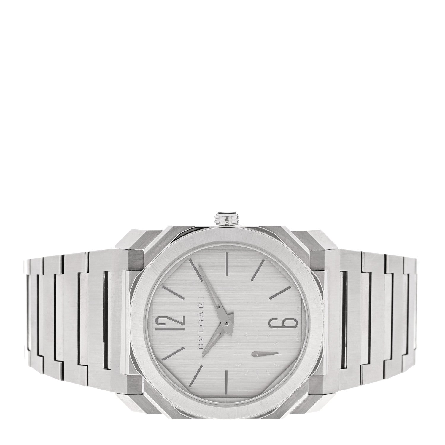 Bulgari Stainless Steel 40mm Octo Finissimo Automatic Watch Silver 2 of 5