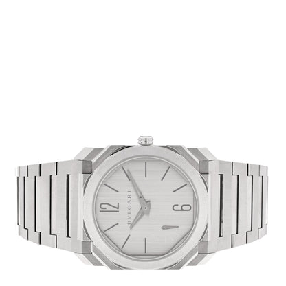 Bulgari Stainless Steel 40mm Octo Finissimo Automatic Watch Silver 2 of 5