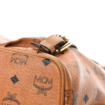 MCM Visetos Medium Essentials Shopper Tote Cognac 8 of 21
