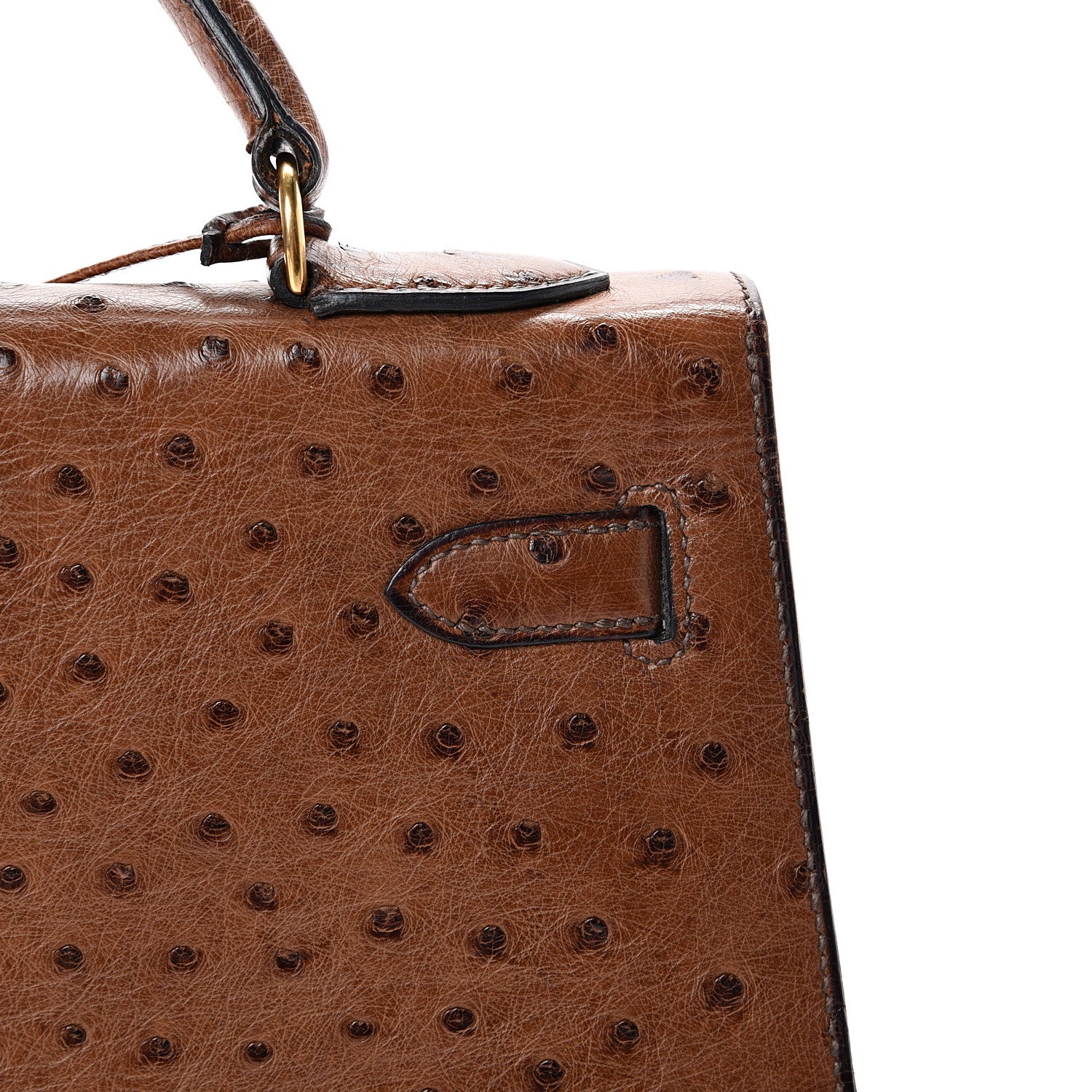 Hermes Ostrich Kelly Sellier 32 10 of 48