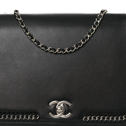 Chanel Calfskin Braided Small Chic Flap Black 8 of 10