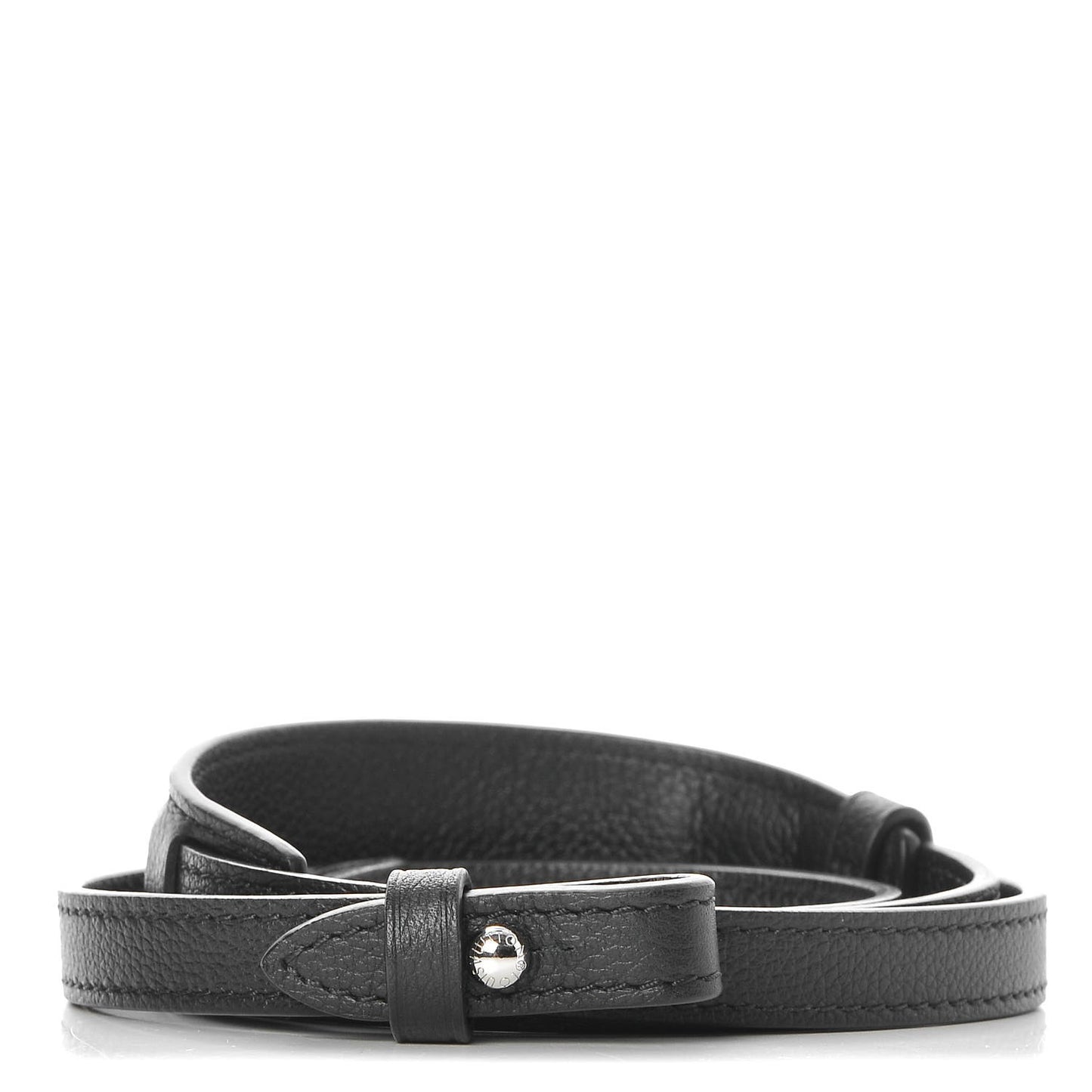 Calfskin Lockme II BB Shoulder Strap Black