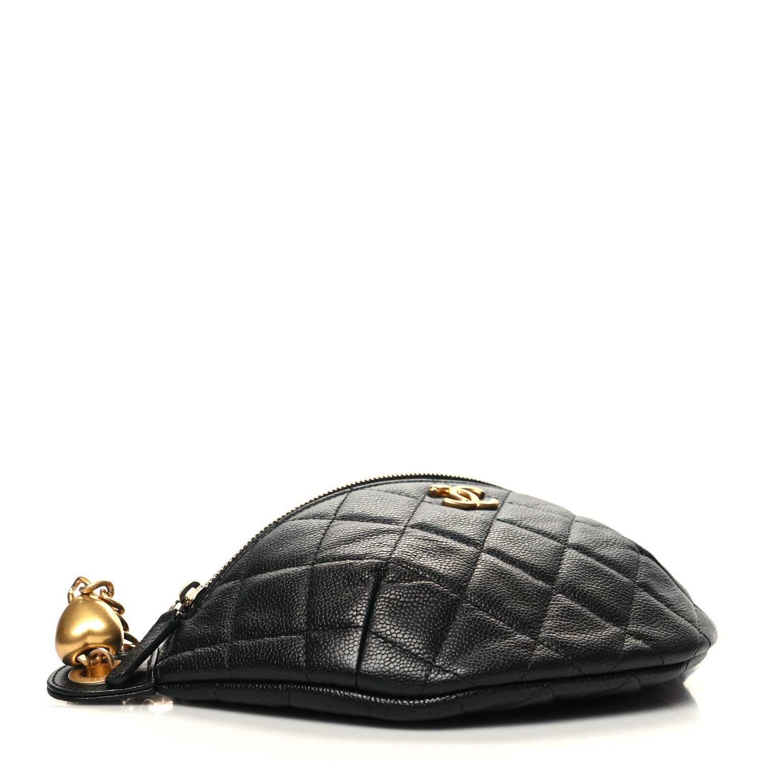 Chanel Caviar Quilted Sweetheart Belt Bag Black 4 of 11