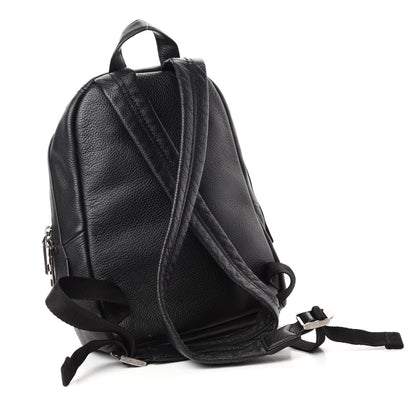 Marc Jacobs Calfskin Stitched Biker Backpack Black 3 of 11