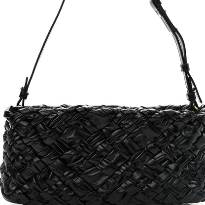 Bottega Veneta Calfskin Intrecciato Kalimero Cha-Cha Clutch Black 7 of 10