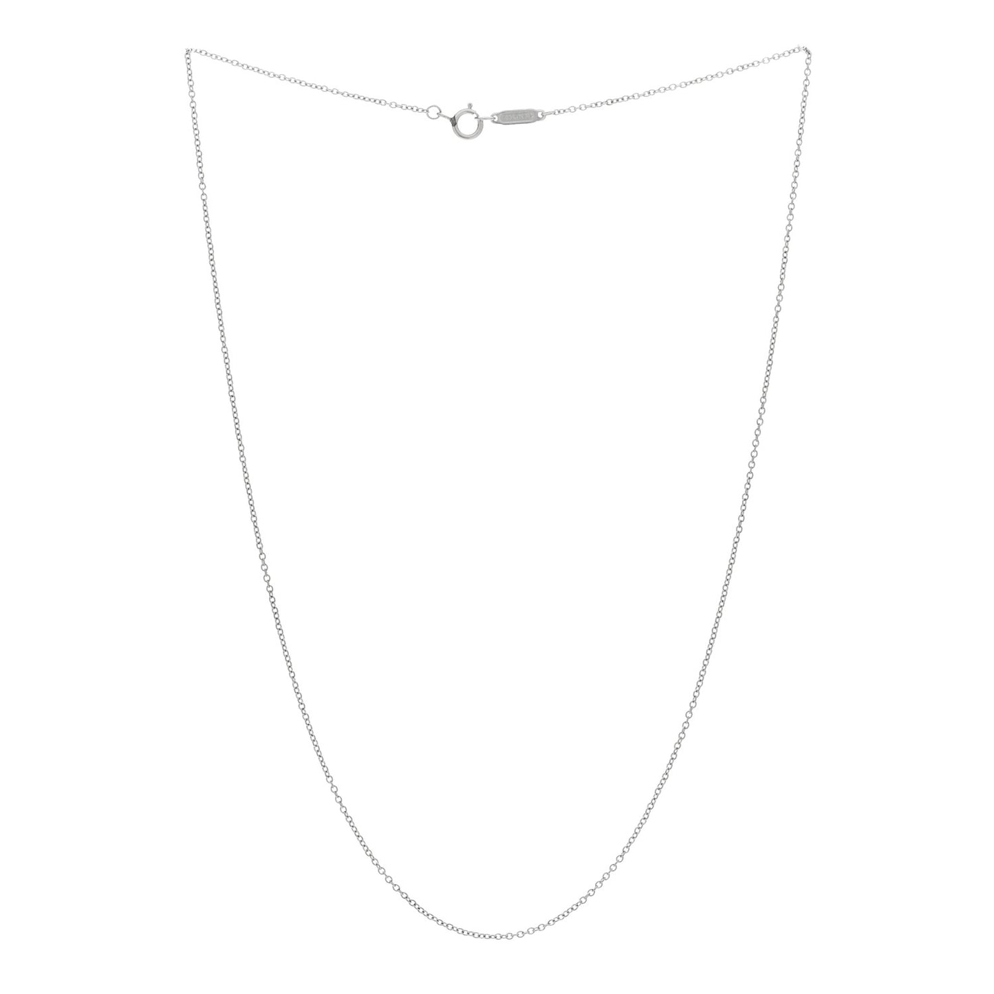 Platinum Chain Necklace 16"