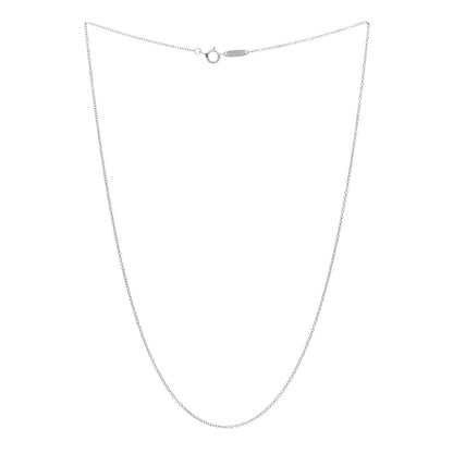 Tiffany Platinum Chain Necklace 16" 3 of 5
