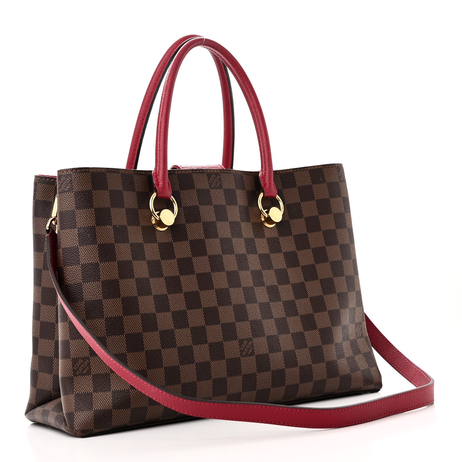 Louis Vuitton LOUIS VUITTON Damier Ebene LV Riverside Lie De Vin 2 of 12