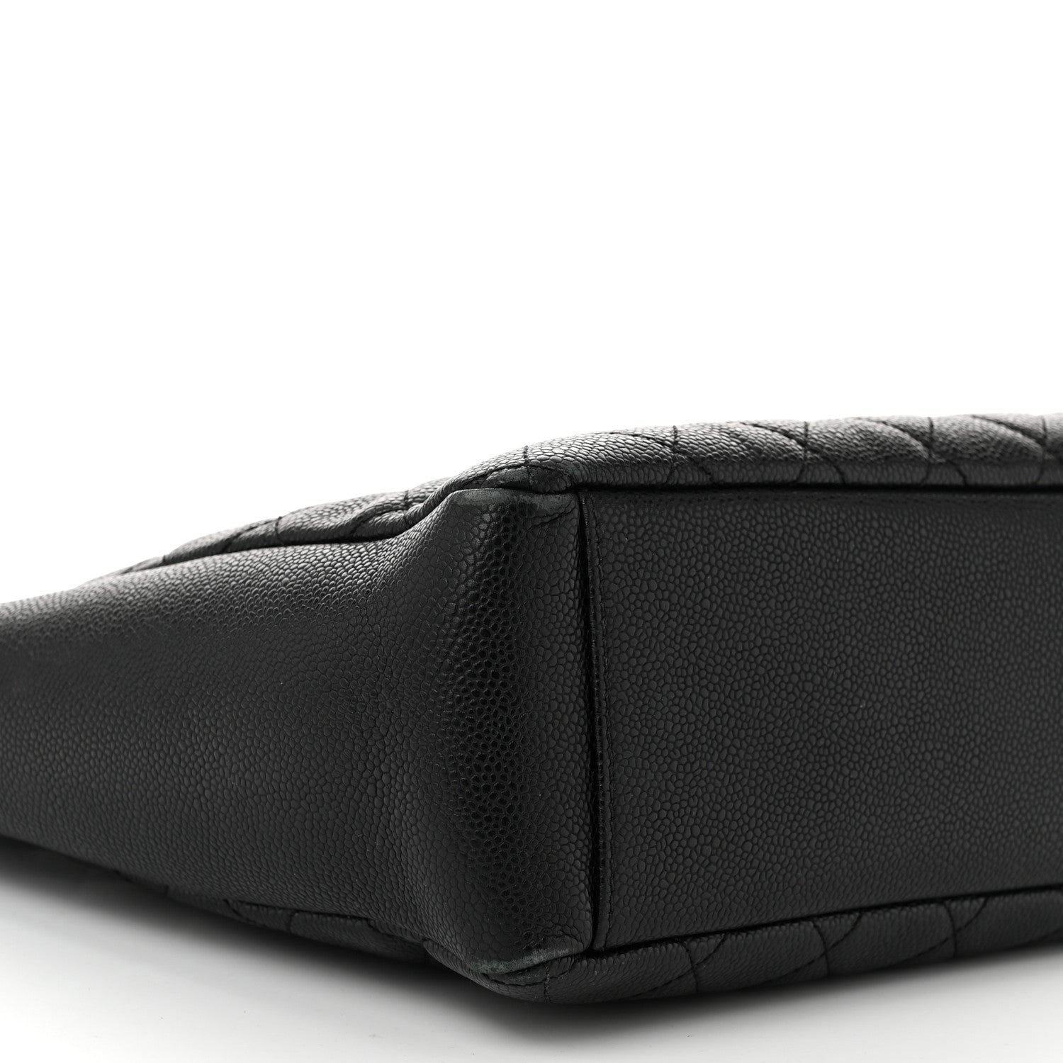 Chanel Caviar Quilted Vertical Grand Shopping Tote GST Black 9 of 12