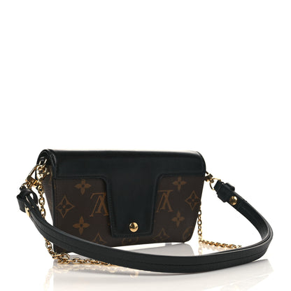Louis Vuitton Monogram Padlock On Strap Black 2 of 5