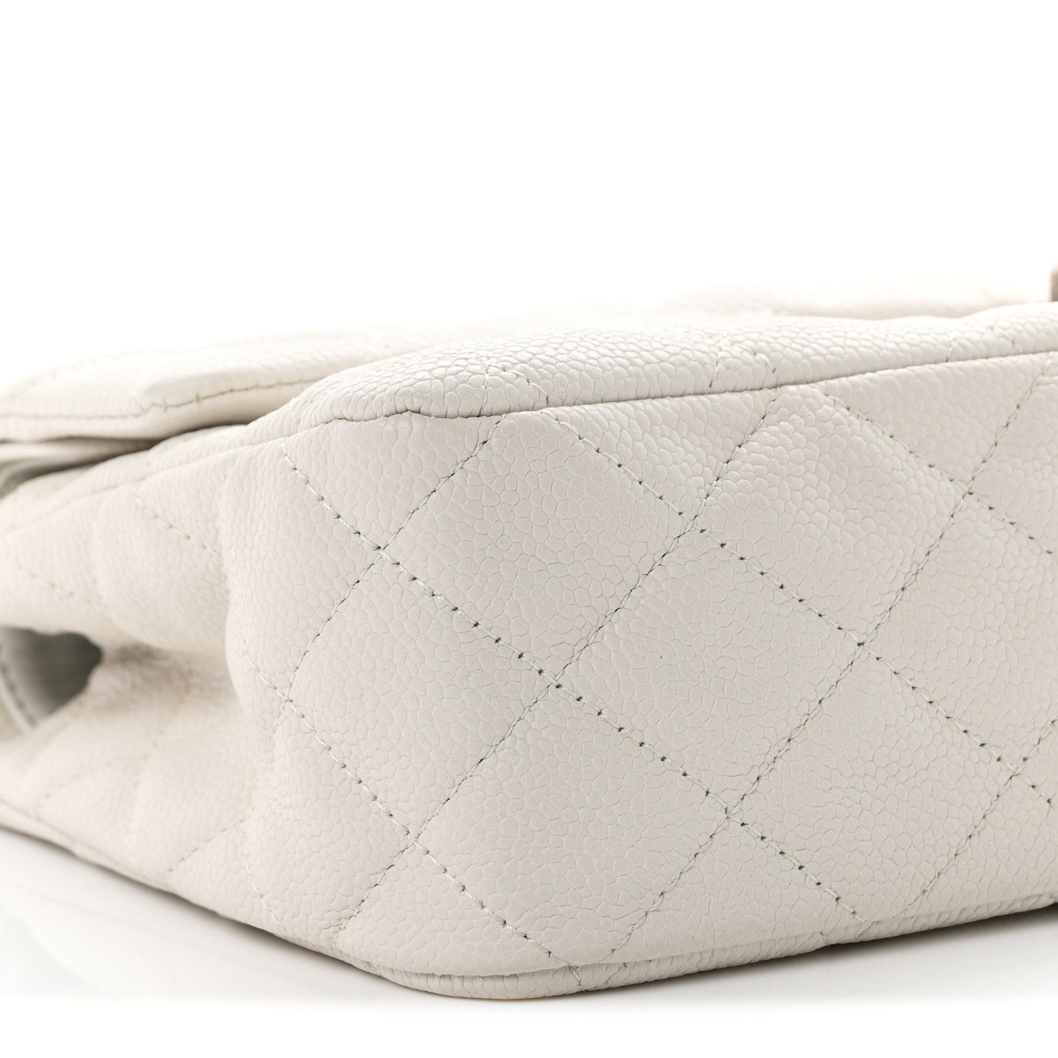 Chanel Caviar Quilted 2.55 Reissue 225 Bijoux Chain Flap White 8 of 9