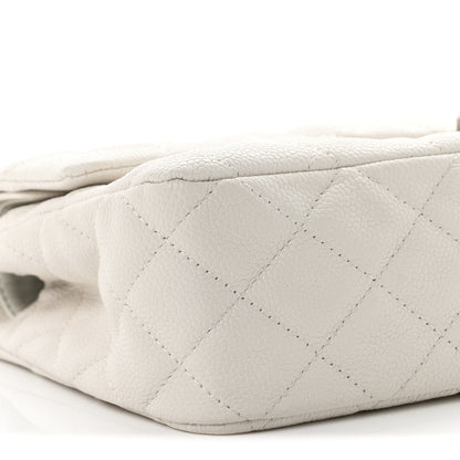 Chanel Caviar Quilted 2.55 Reissue 225 Bijoux Chain Flap White 8 of 9