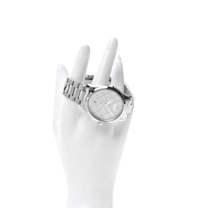 Gucci Stainless Steel 38mm G-Timeless Diamante Quartz Watch 2 of 6