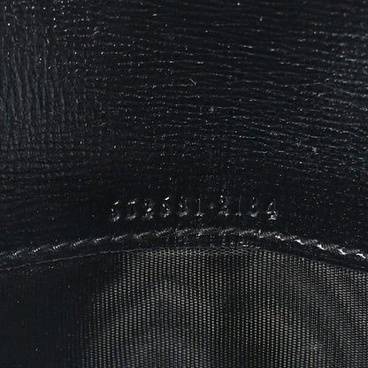 Gucci Azalea Calfskin GG Monogram Bi-Color Debossed Jackie 1961 Chain Wallet Mystic White Black 6 of 9