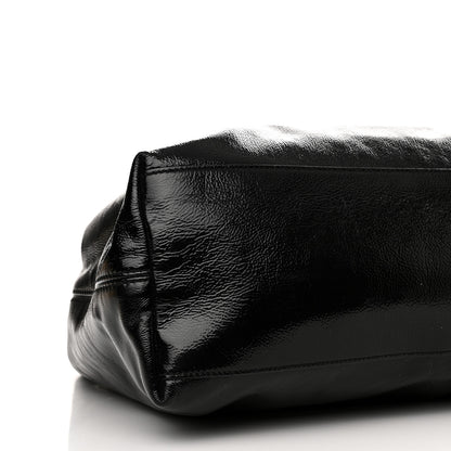 Gucci Patent Medium Soho Chain Shoulder Bag Black 9 of 12