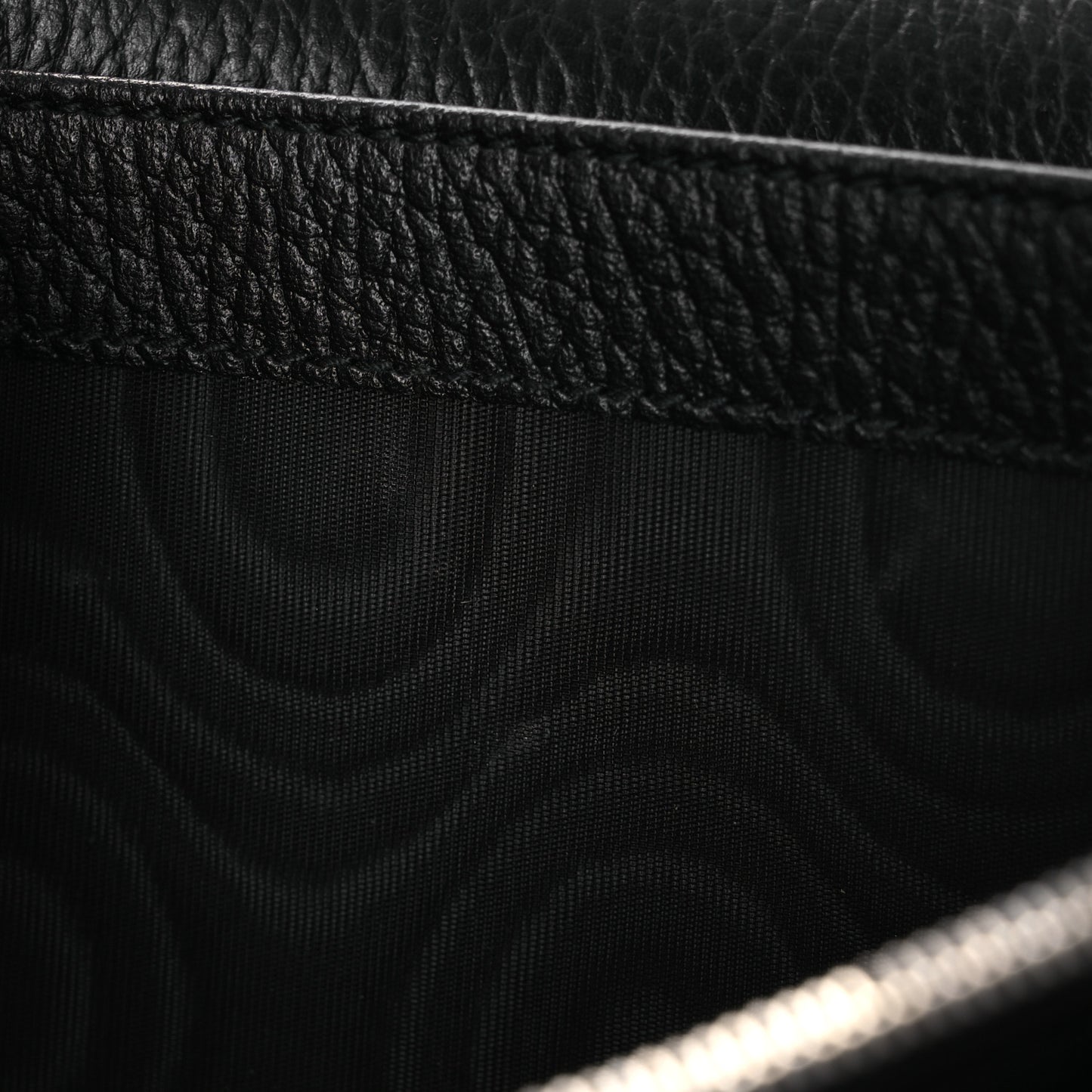 Calfskin Mini Dionysus Chain Wallet Black