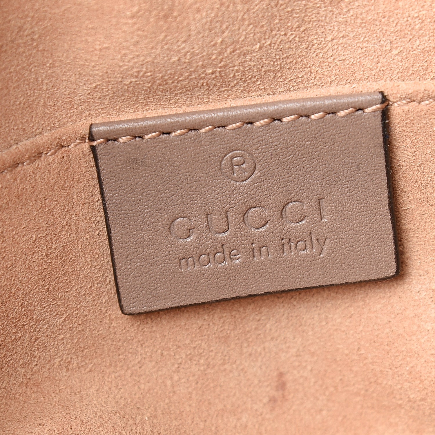 Gucci Calfskin Matelasse GG Marmont Belt Bag 85 34 Porcelain Rose 6 of 10