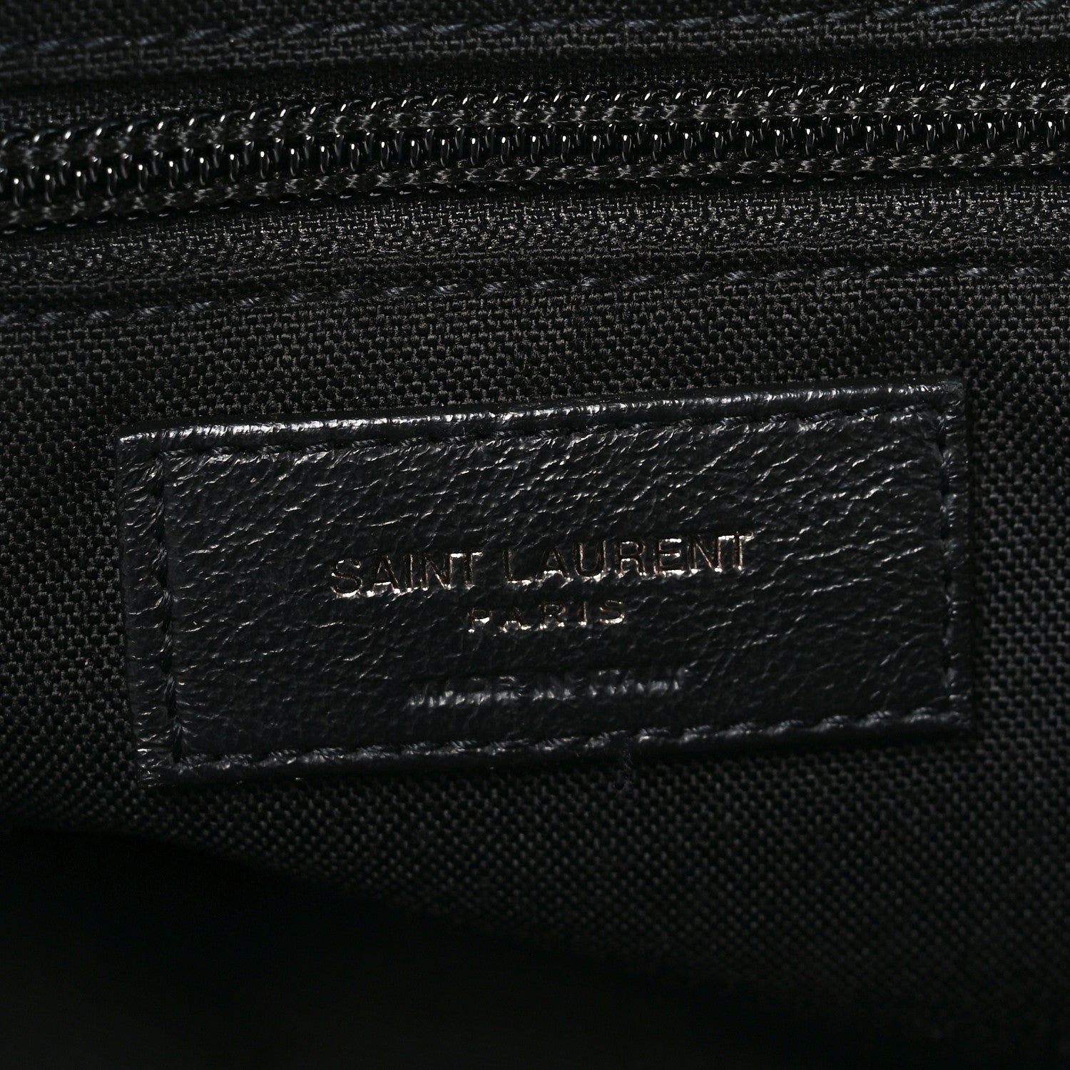 Saint Laurent Nylon Nuxx Ripstop Duffle Black White 5 of 9