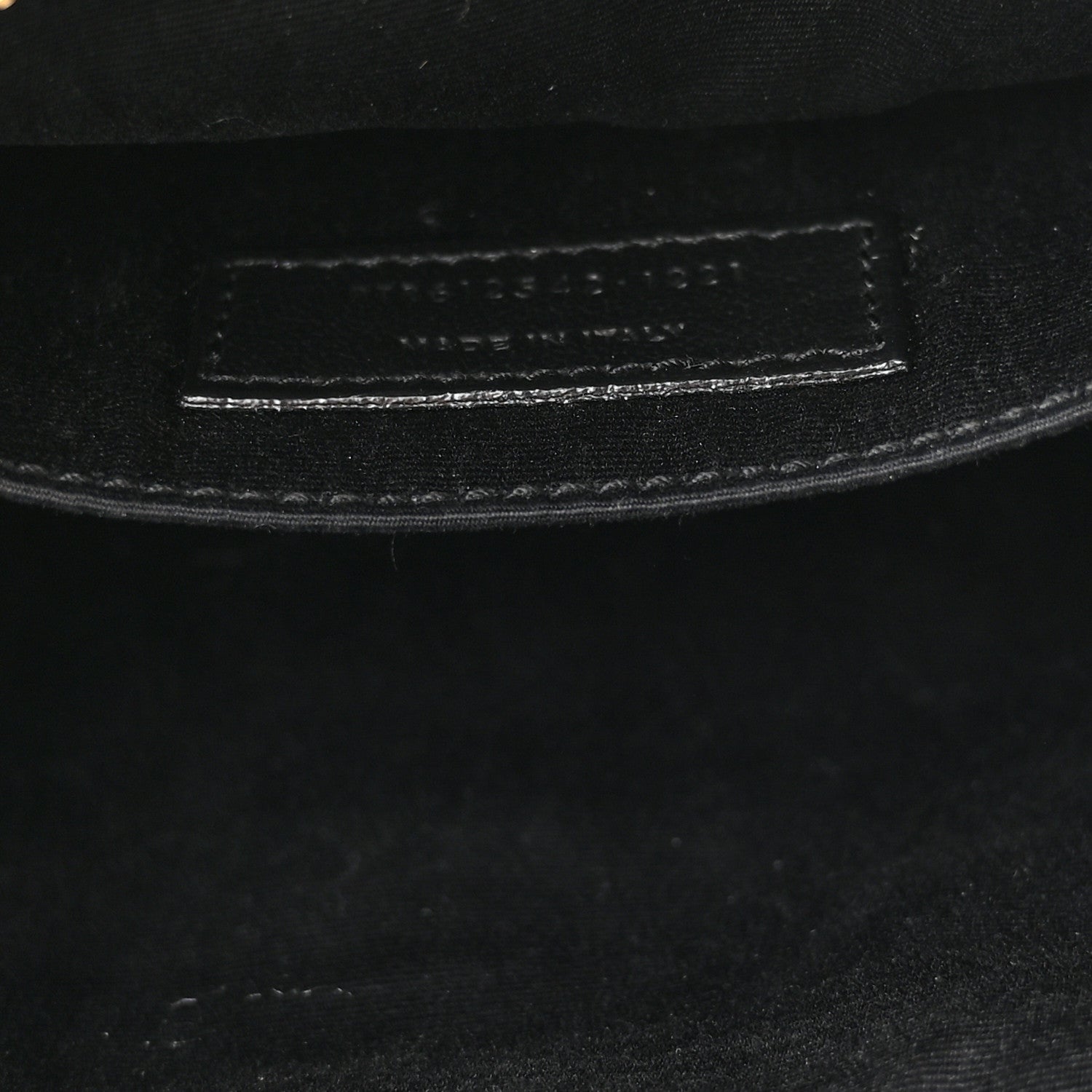Saint Laurent Canvas Calfskin Monogram Lou Camera Bag Black Grey Cream 7 of 11