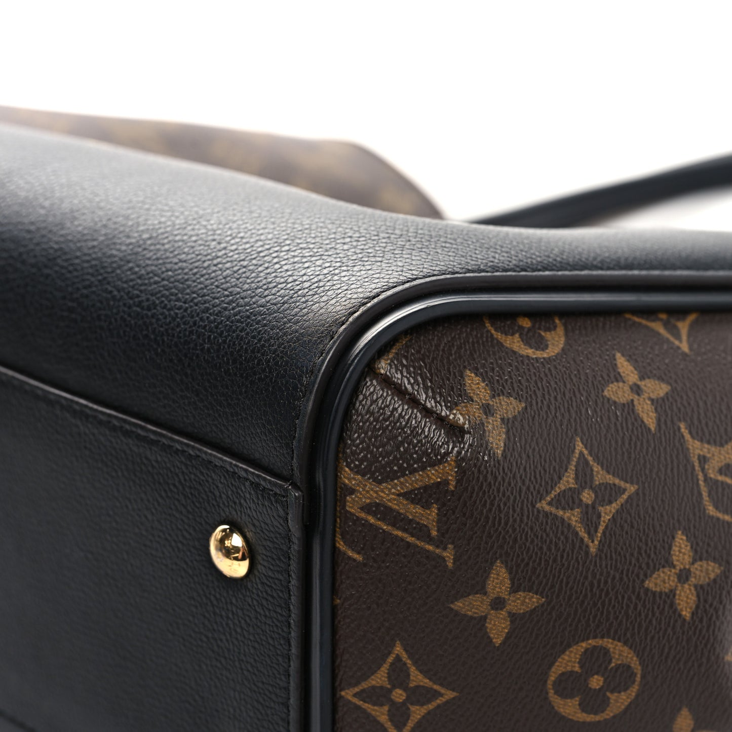 Calfskin Monogram Kimono Tote Black