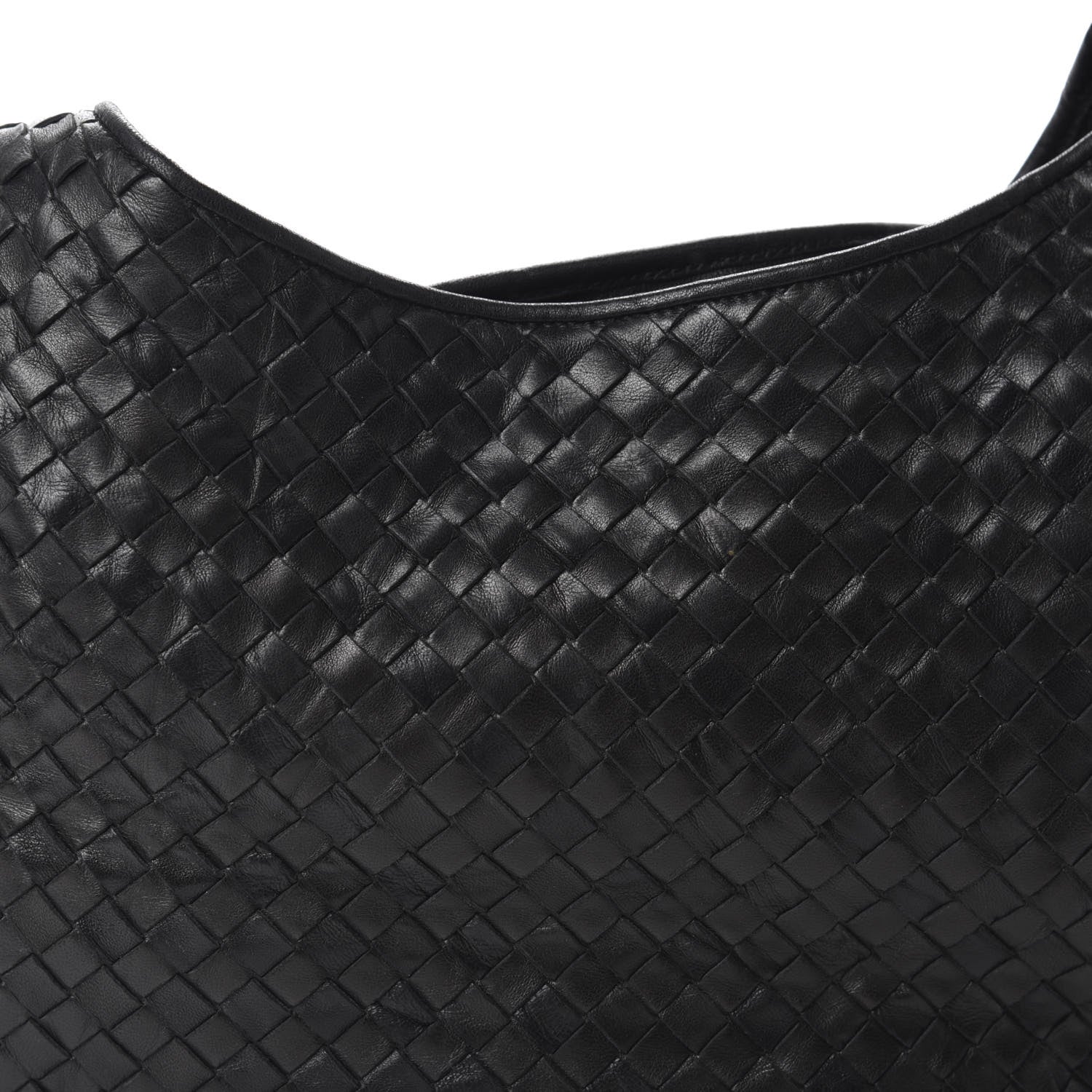 Bottega Veneta Nappa Intrecciato Shoulder Bag Black 10 of 10