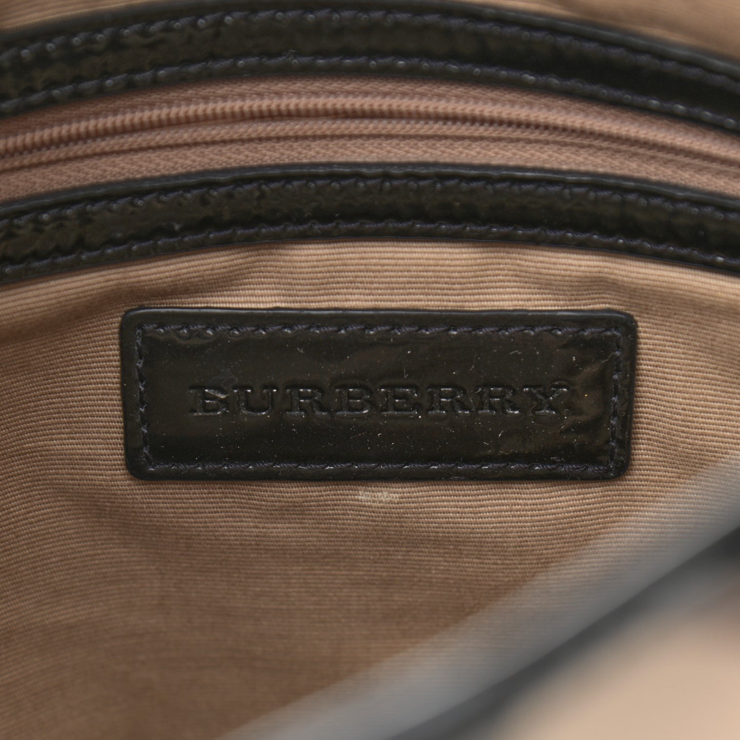 Patent Supernova Check Tote Black