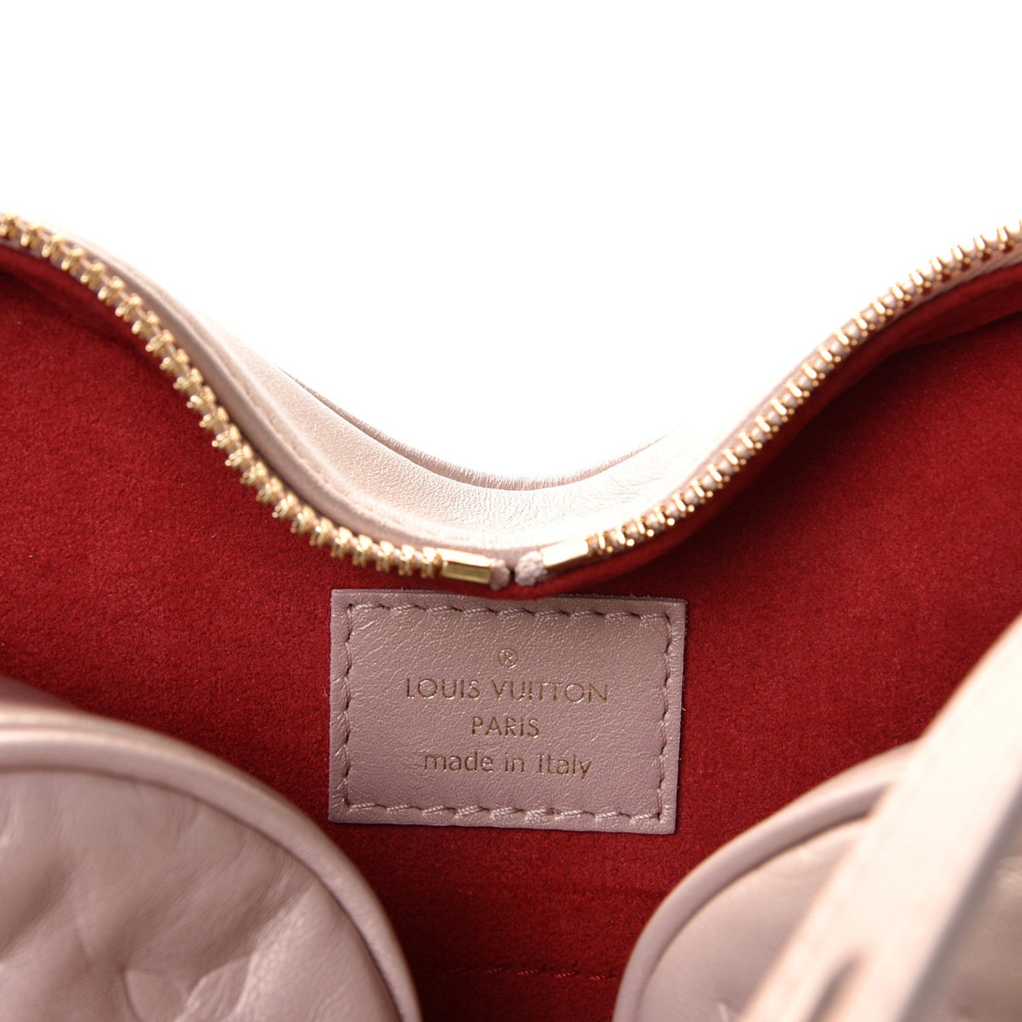 Lambskin Embossed Monogram Fall In Love Sac Coeur Light Pink