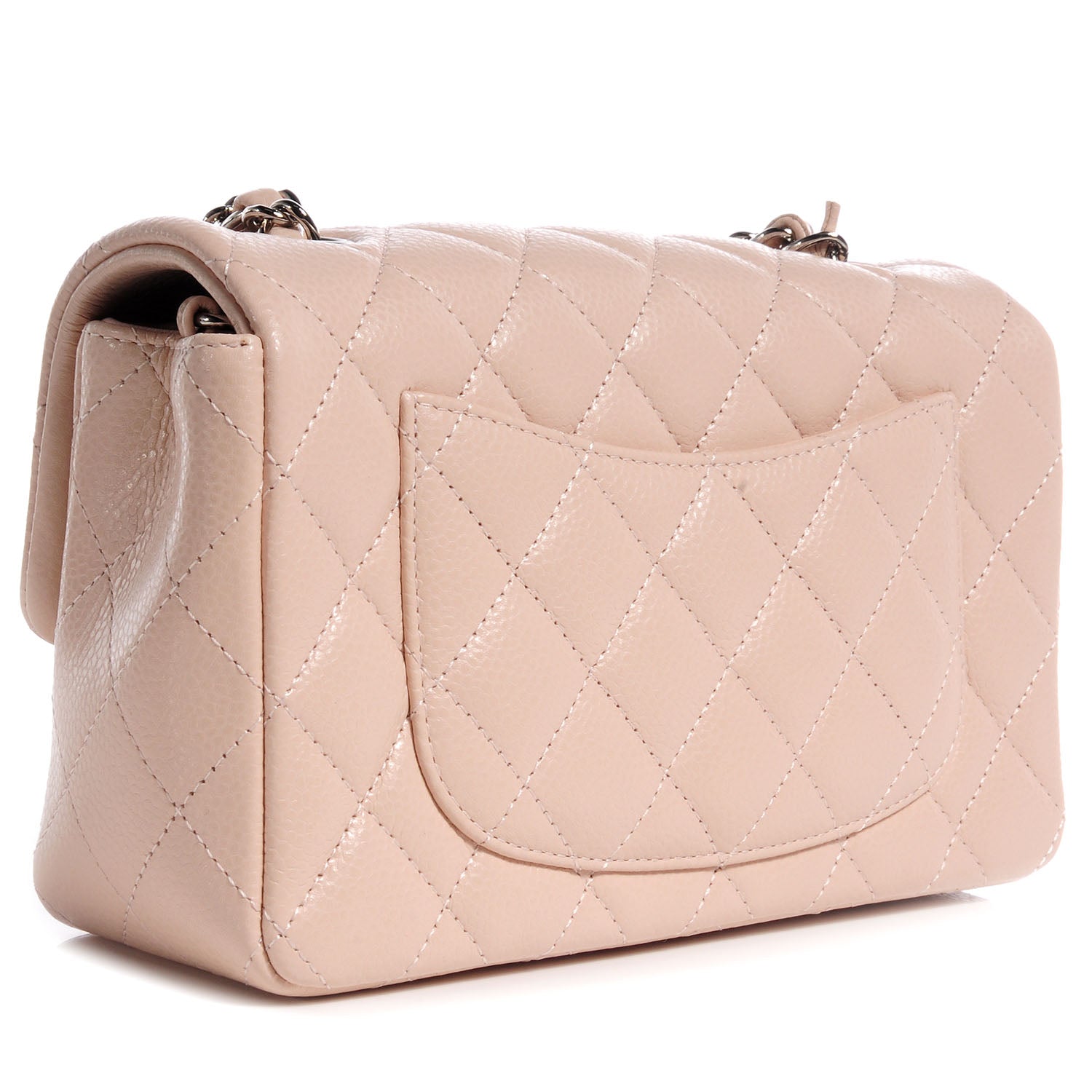 Chanel Caviar Quilted Mini Flap Light Pink 3 of 9