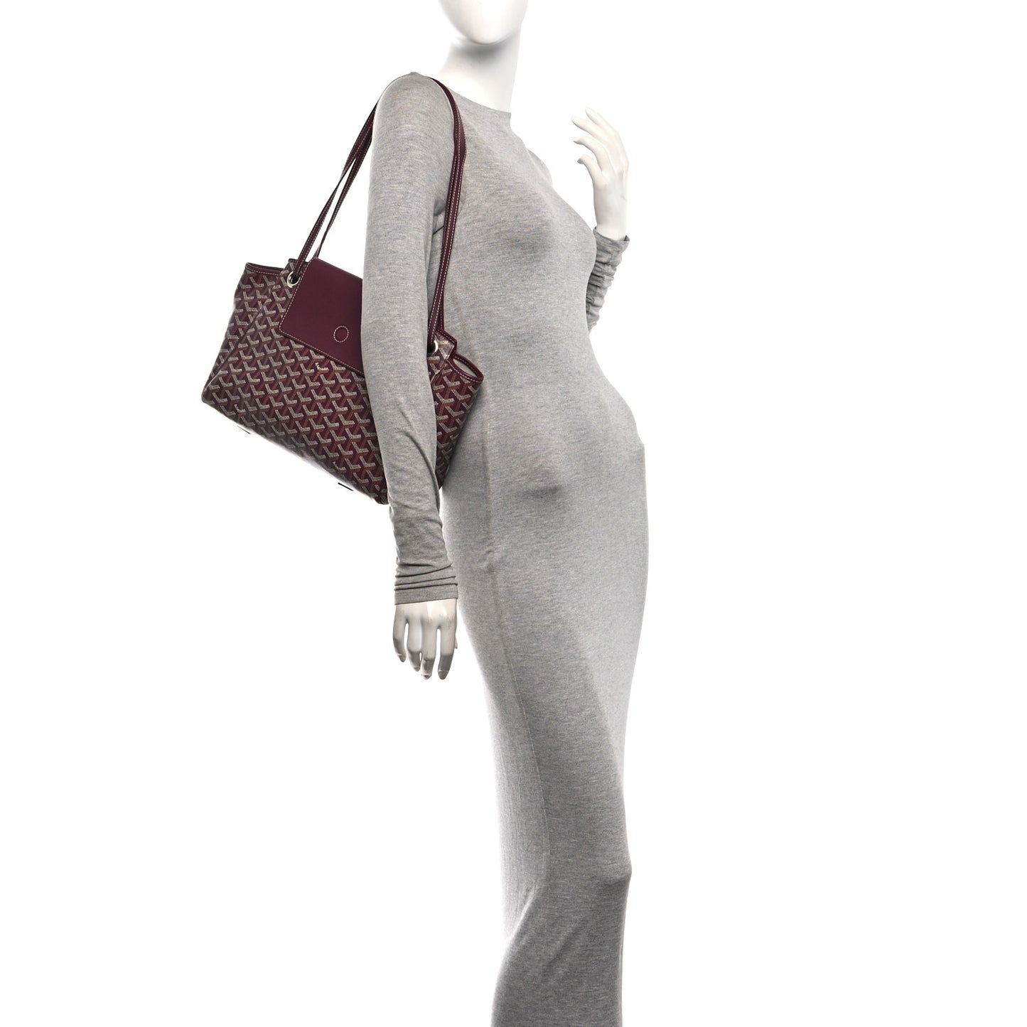 Goyardine Rouette PM Burgundy