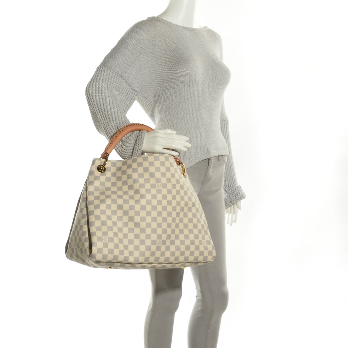 Damier Azur Artsy MM