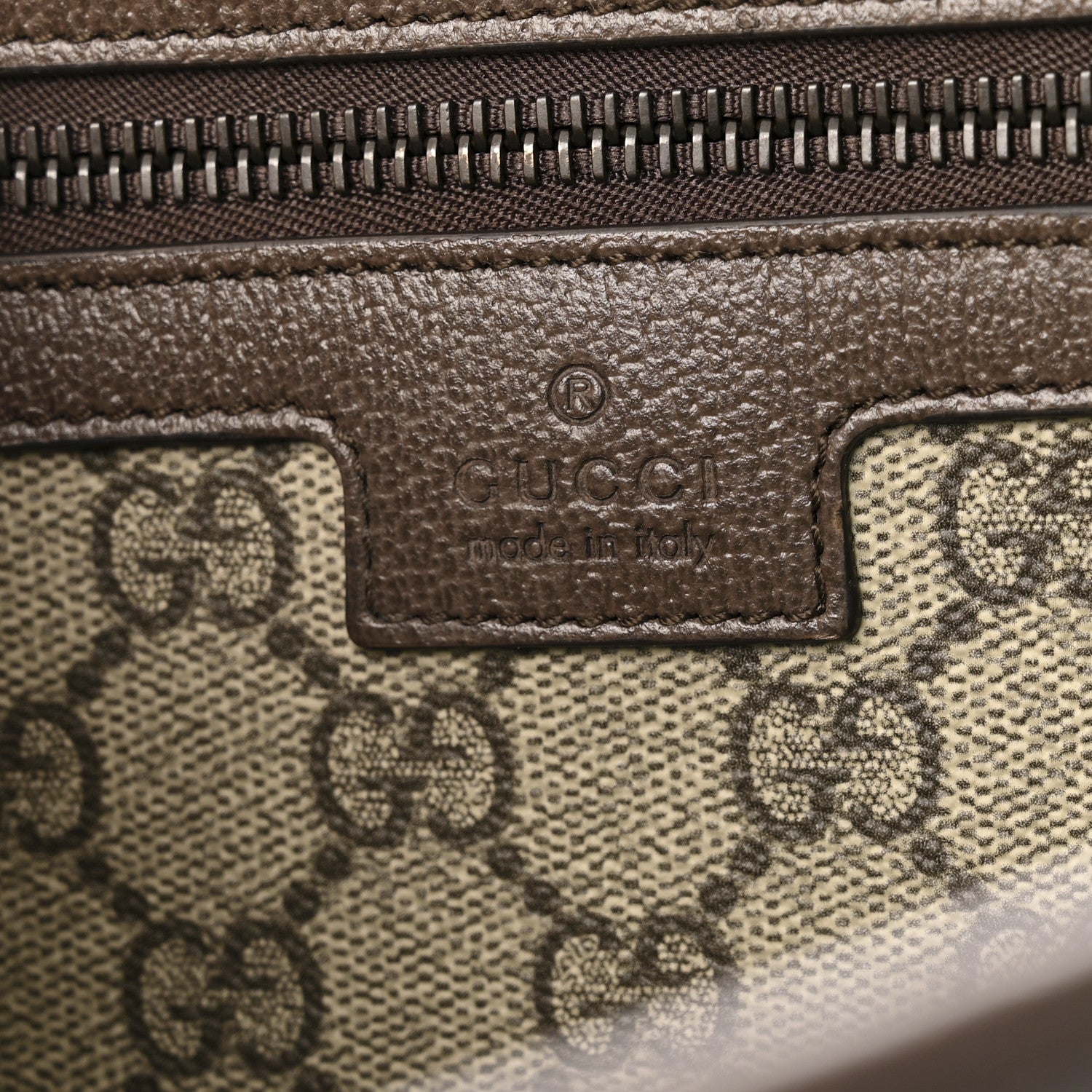 Gucci GG Supreme Monogram Medium Ophidia Tote Bag Brown 6 of 11