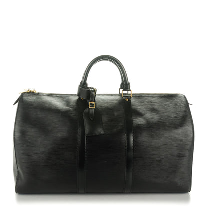 Louis Vuitton Epi Keepall 50 Black 1 of 7