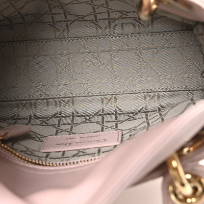 Christian Dior Lambskin Cannage Mini Lady Dior Rose Clair 5 of 11