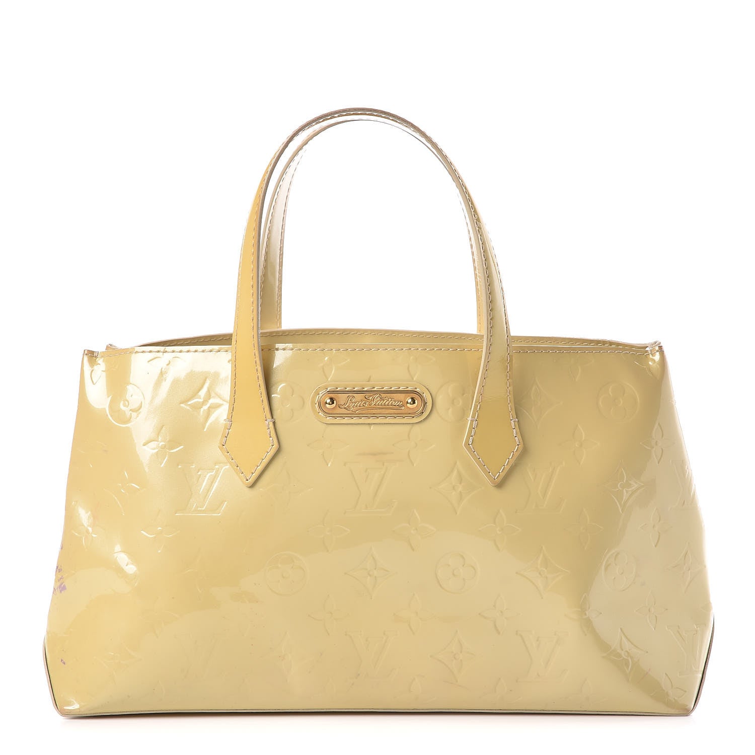 Louis Vuitton Vernis Wilshire PM Blanc Corail 1 of 18
