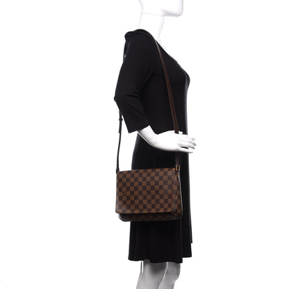 Louis Vuitton Damier Ebene Musette Tango Long Strap 2 of 10
