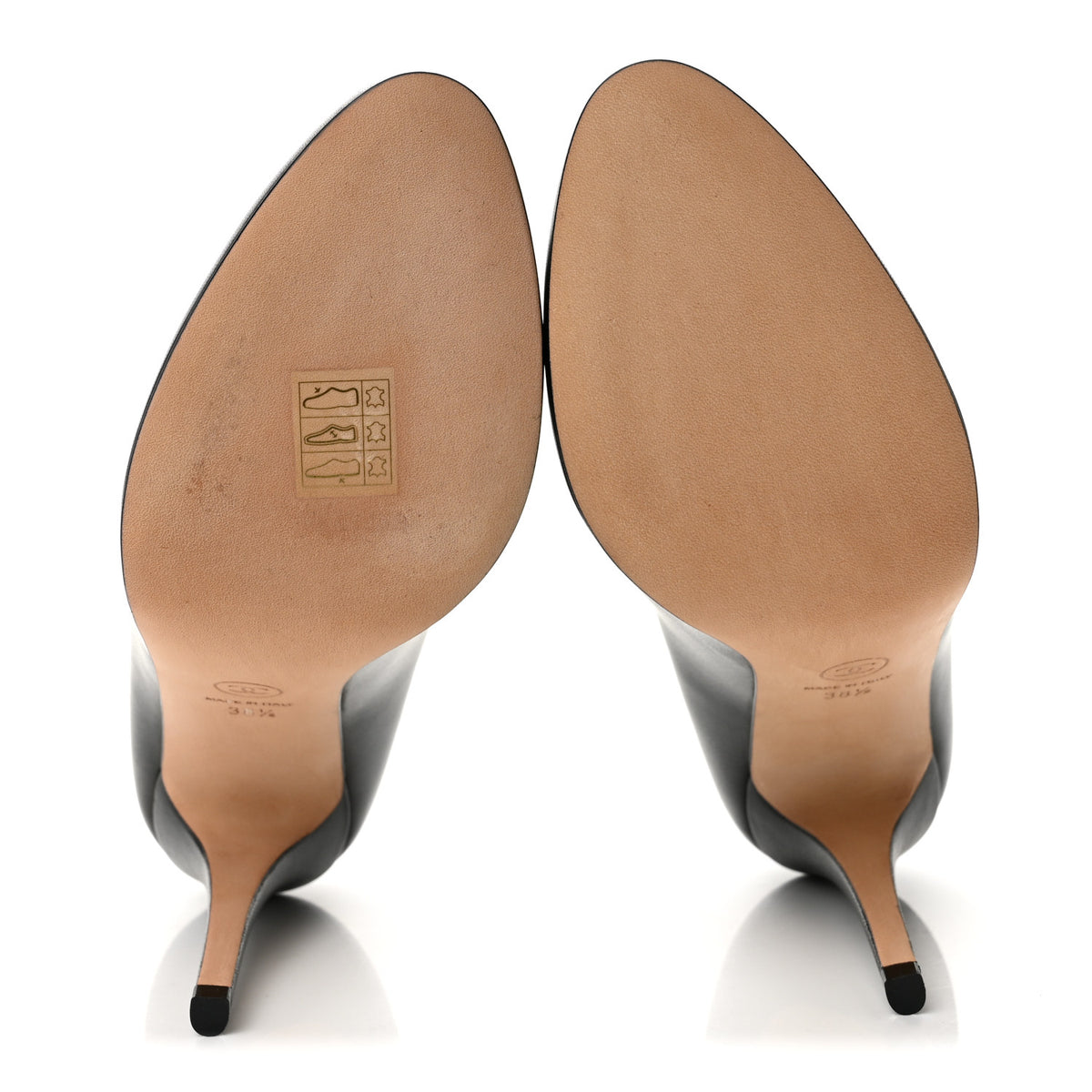 Lambskin CC Pumps 38.5 Black