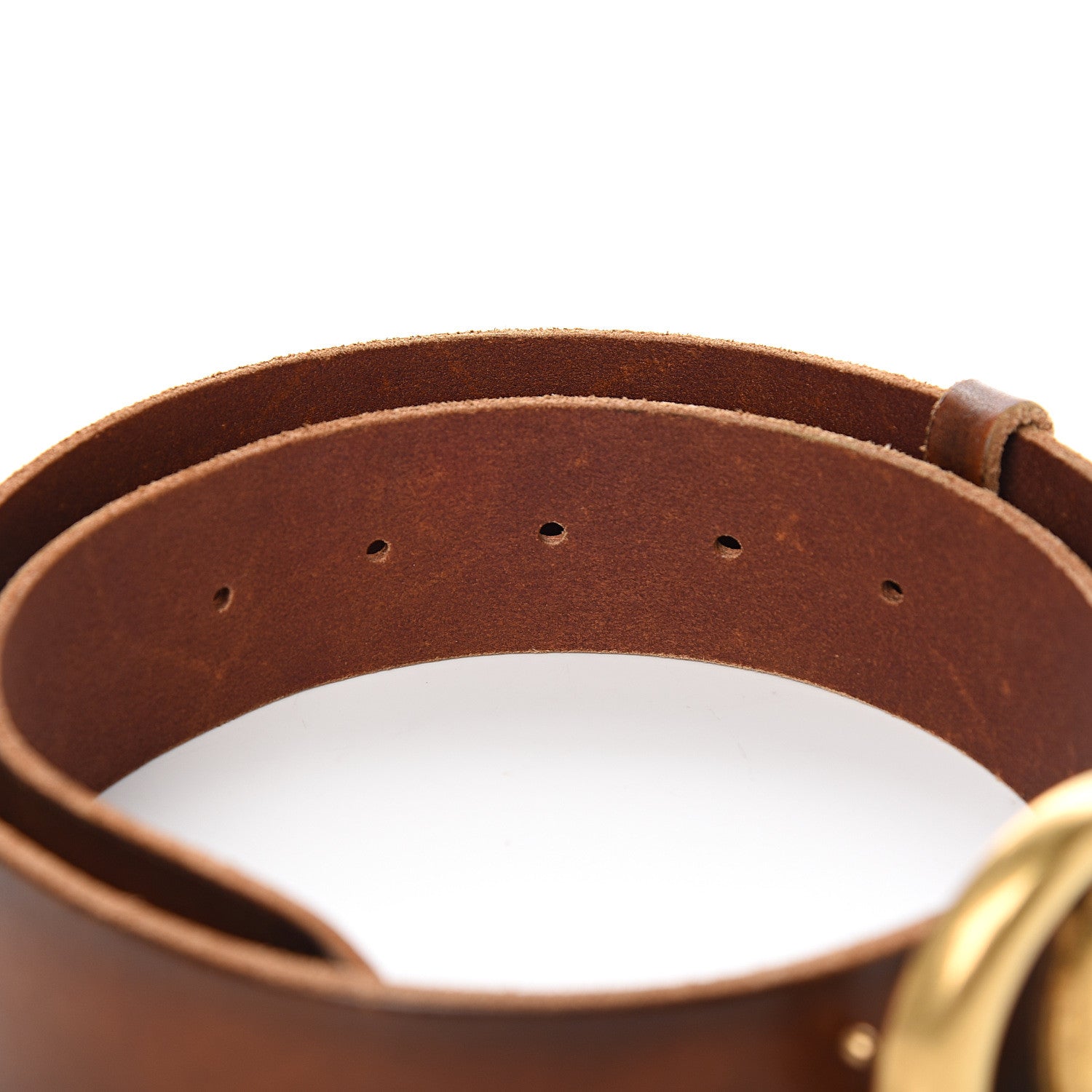 Gucci Faded Calfskin Double G 40mm Belt 70 28 Cuir 3 of 6