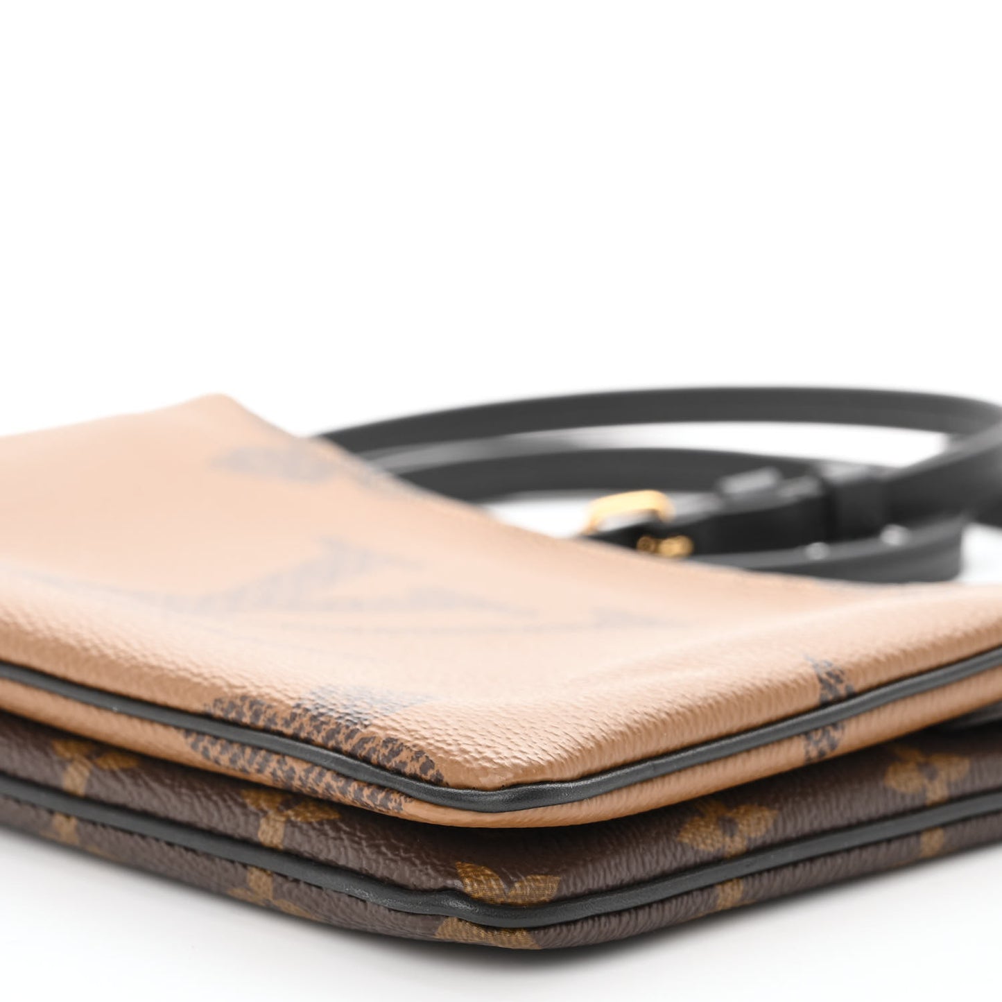 Reverse Monogram Giant Double Zip Pochette