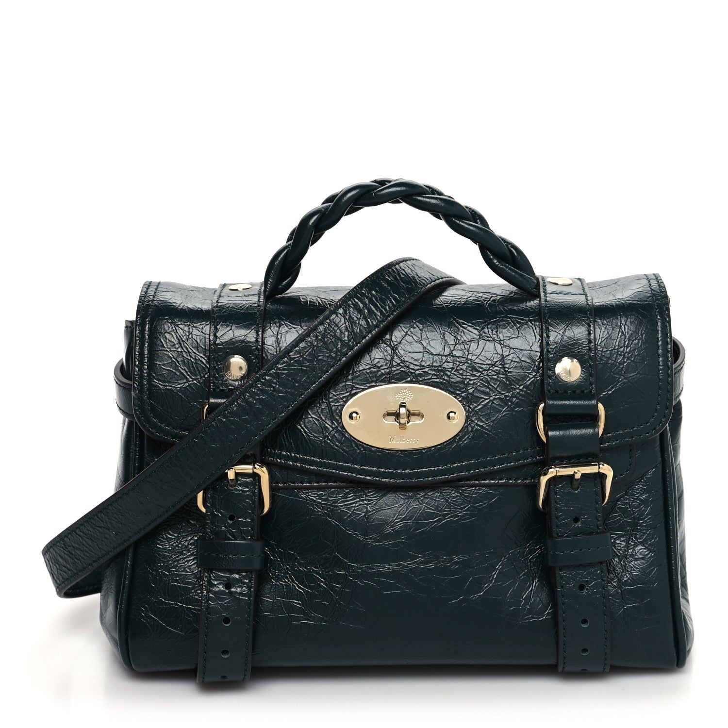 Mulberry Crinkled Calfskin Mini Alexa Mulberry Green 1 of 13