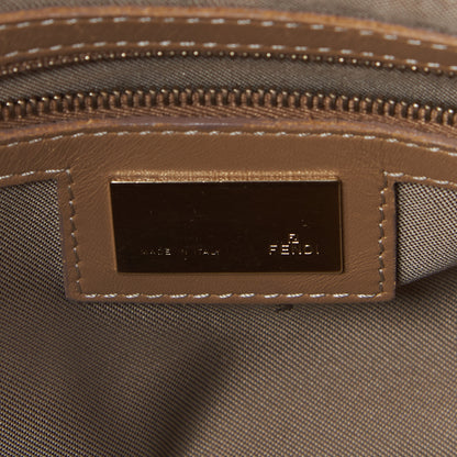 Fendi Zucchino Vitello Mama Baguette Beige Tortora 8 of 9
