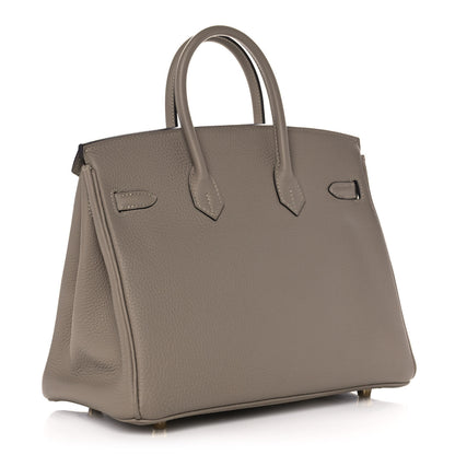 Hermes Togo Birkin 25 Gris Tourterelle 3 of 35