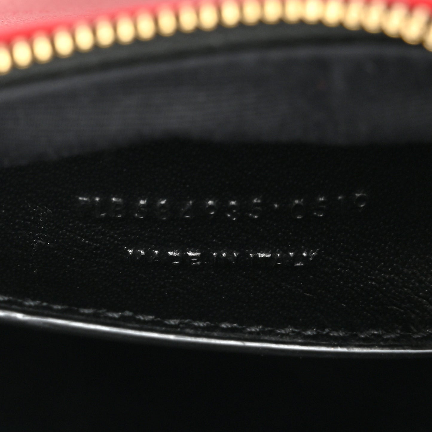 Metallic Calfskin Heart Monogram Crossbody Black Rouge