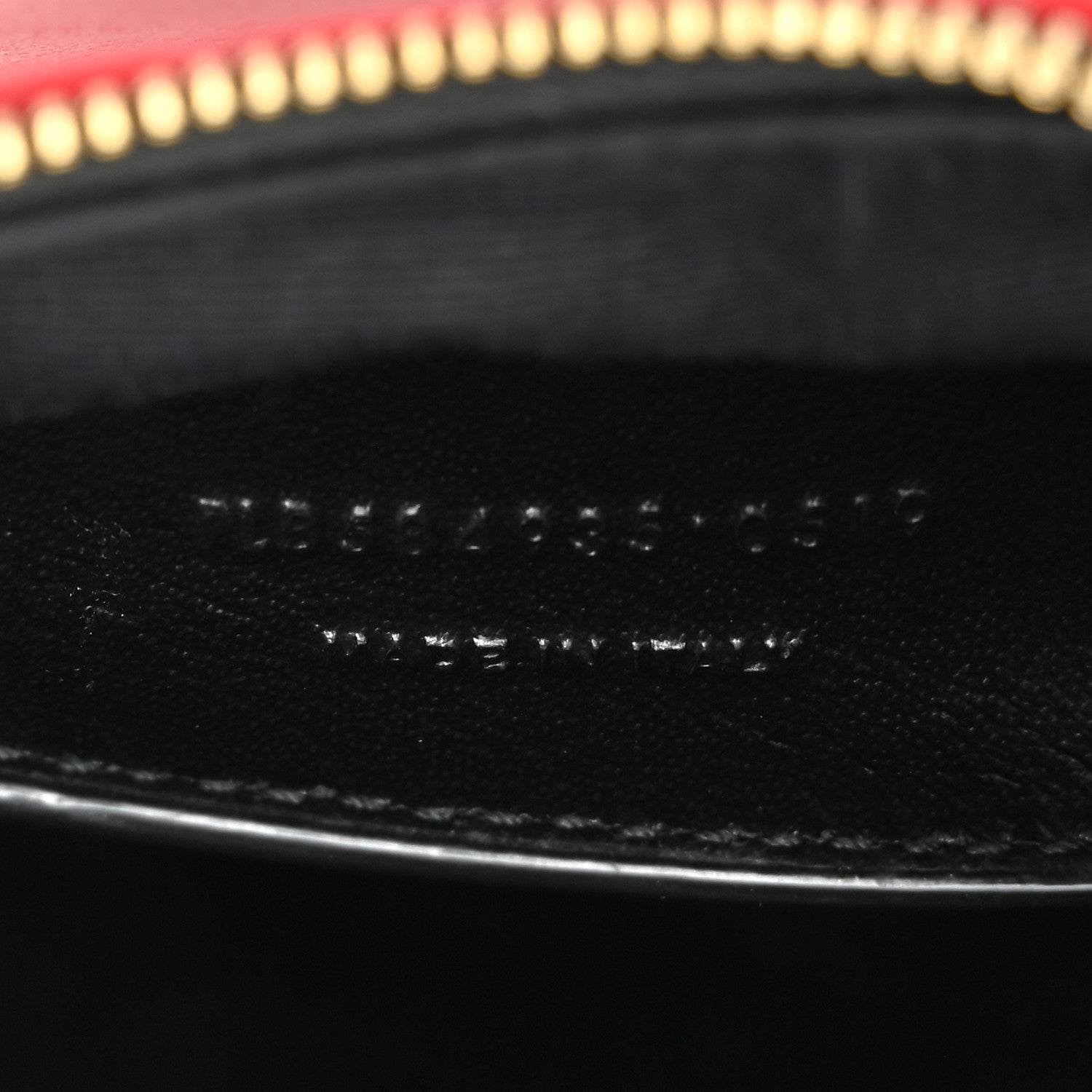 Saint Laurent Metallic Calfskin Heart Monogram Crossbody Black Rouge 7 of 12
