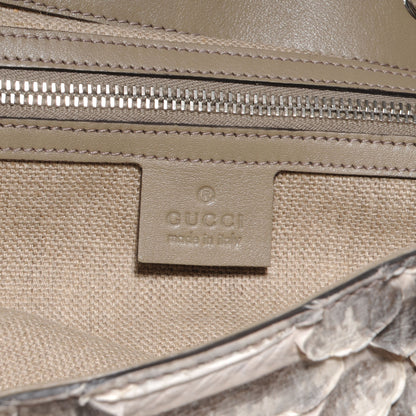 Gucci Python Messenger Bag Ivory 6 of 7