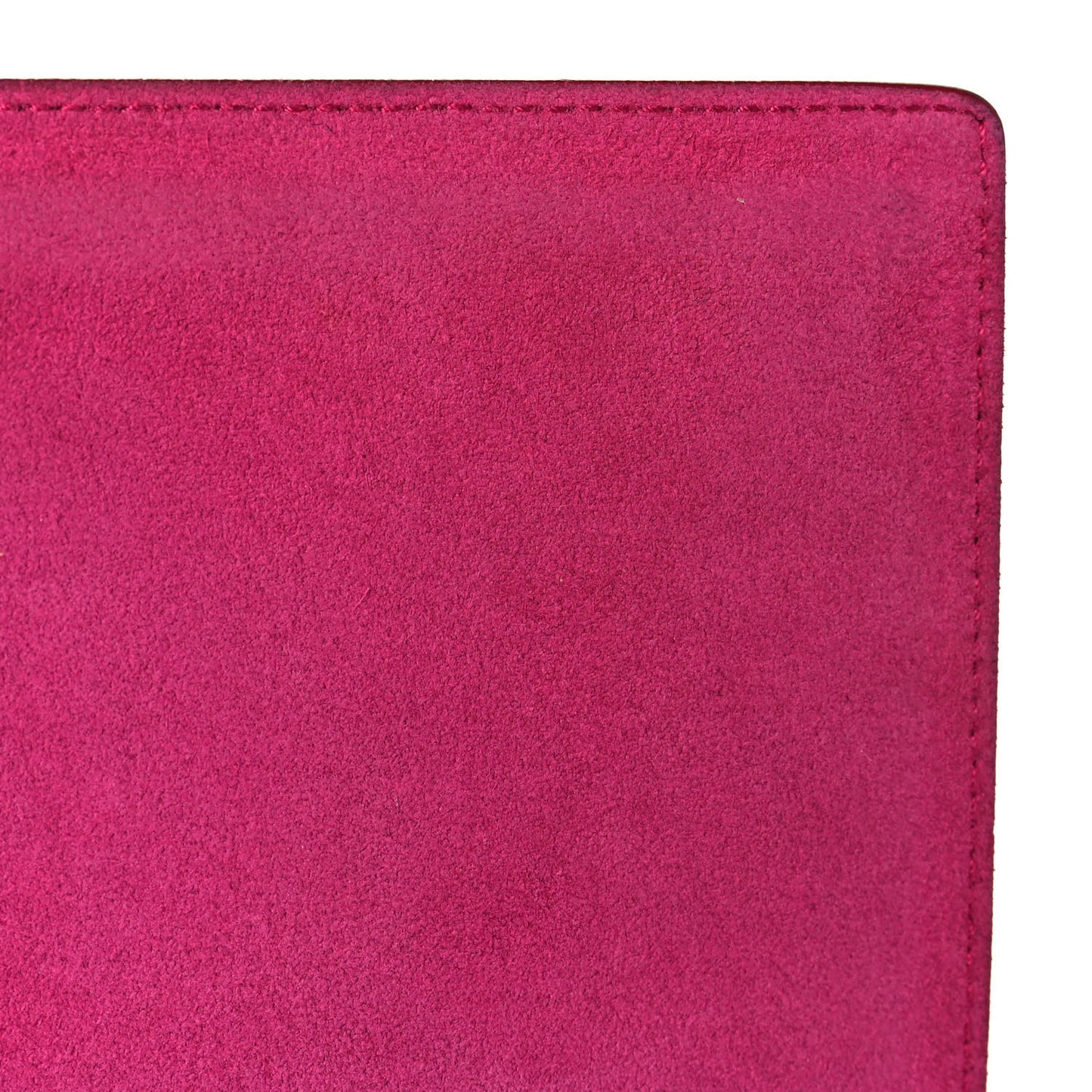 Calfskin Classic Y Ligne Clutch Fuchsia