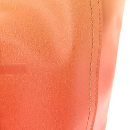 Chanel Shaded Calfskin Medium Deauville Tote Orange Coral Pink 15 of 22