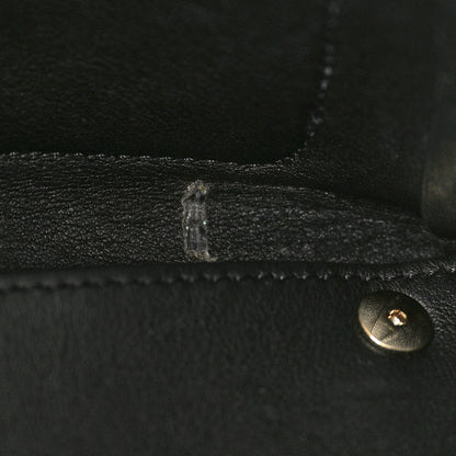 Chanel Lambskin Stitched Essential Shopping Tote Black 10 of 12