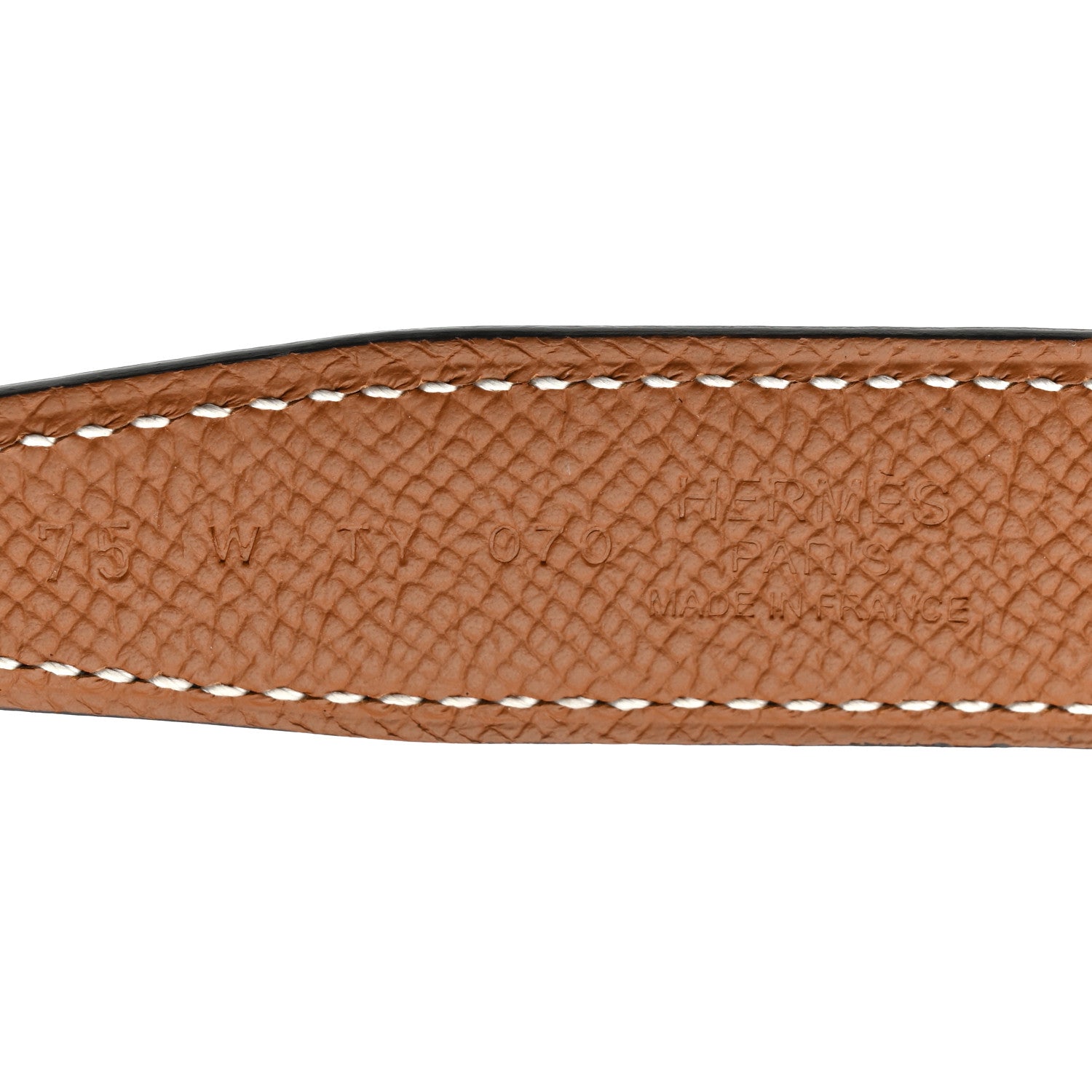Hermes Swift Epsom 24mm Mini Constance H Belt 75 Black Gold 9 of 10