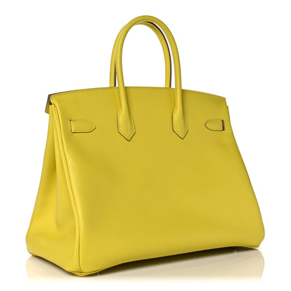 Hermes Epsom Birkin 35 Lime 3 of 18