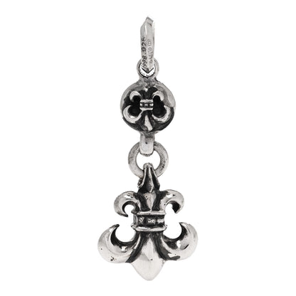 Chrome Hearts Sterling Silver Ball BS Fleur de Lis Pendant 3 of 5
